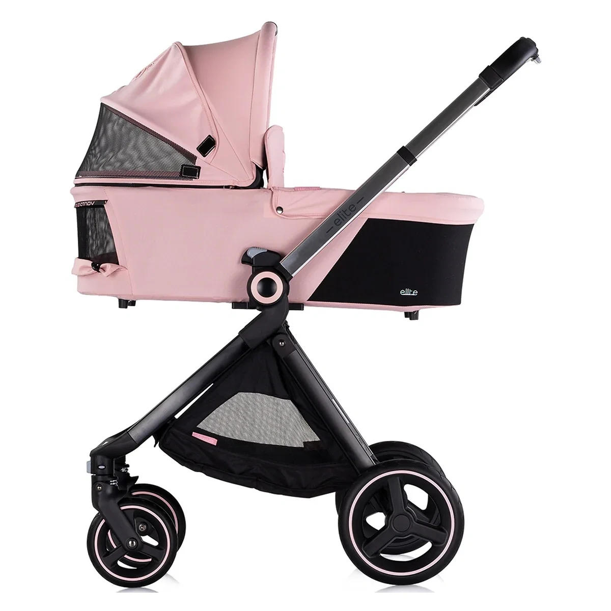 Carucior Chipolino Elite 3 in 1 pink marshmallow 0 luni [5]