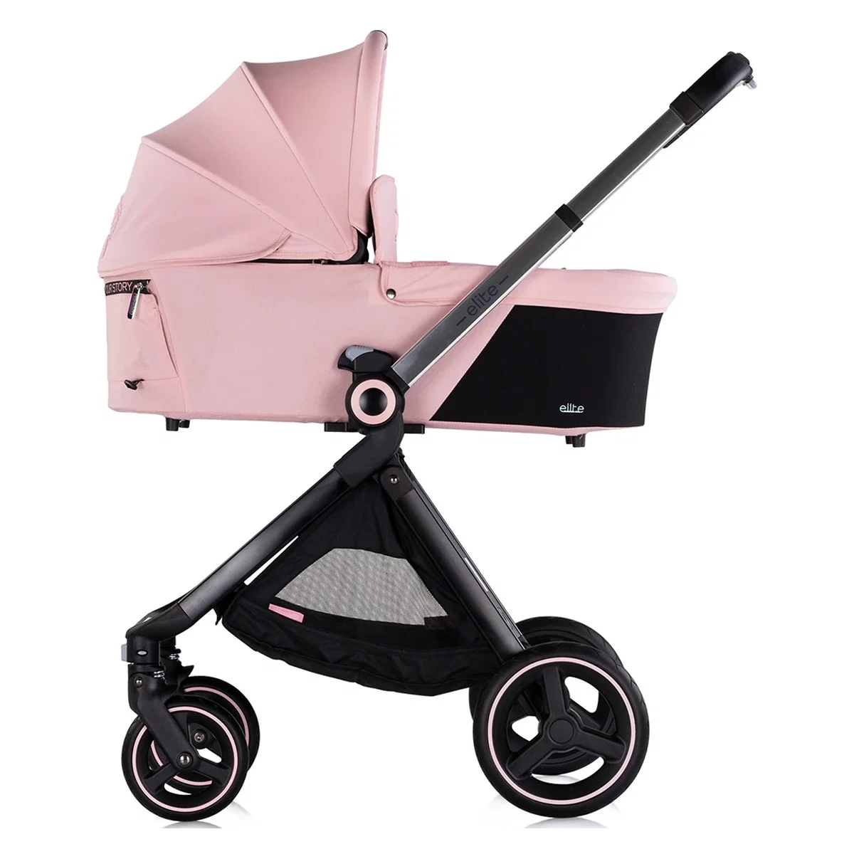 Carucior Chipolino Elite 3 in 1 pink marshmallow 0 luni [4]