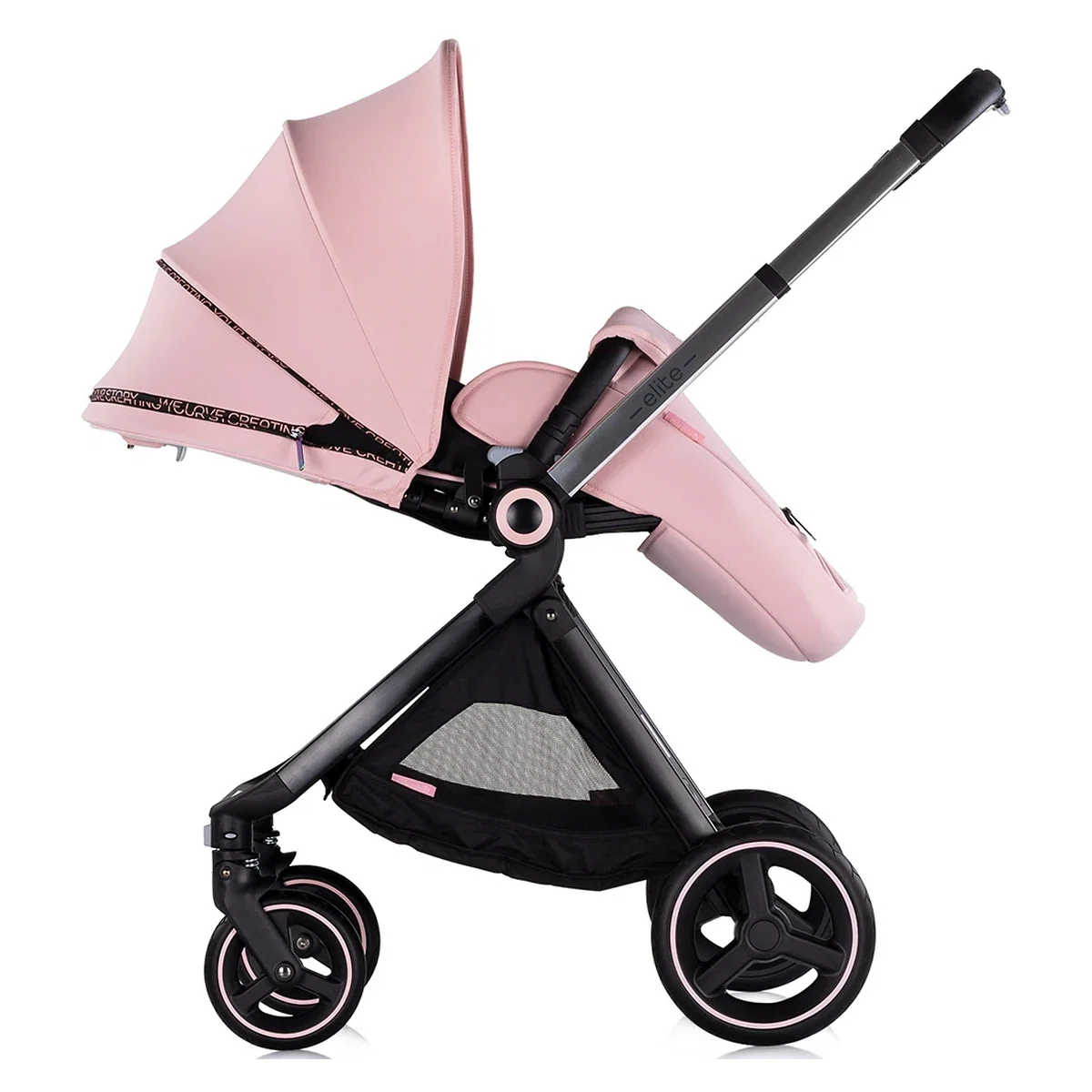 Carucior Chipolino Elite 3 in 1 pink marshmallow 0 luni [12]