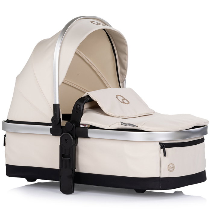 Carucior Chipolino Euphoria 3 in 1, de la nastere pana la 22 kg, include scoica auto i-size, cadru usor, pliere usoara, husa de picioare si geanta incluse, Cashmere [15]