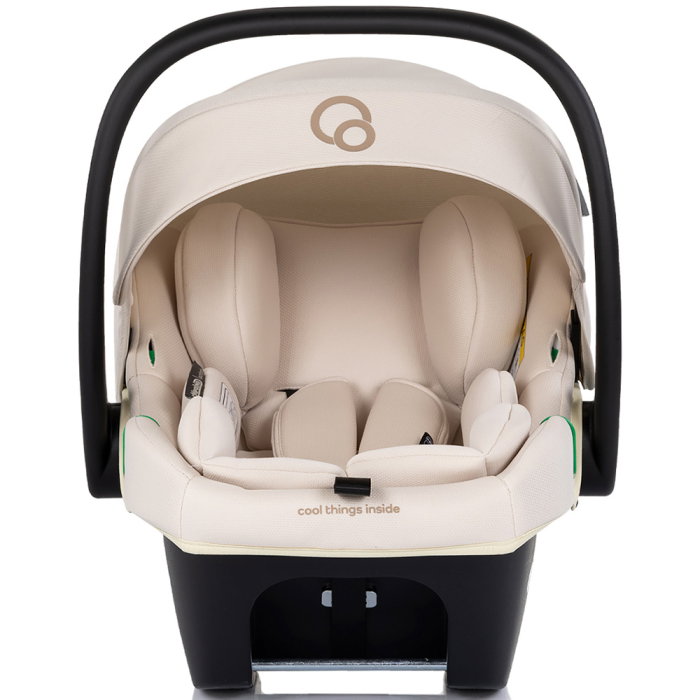 Carucior Chipolino Euphoria 3 in 1, de la nastere pana la 22 kg, include scoica auto i-size, cadru usor, pliere usoara, husa de picioare si geanta incluse, Cashmere [19]