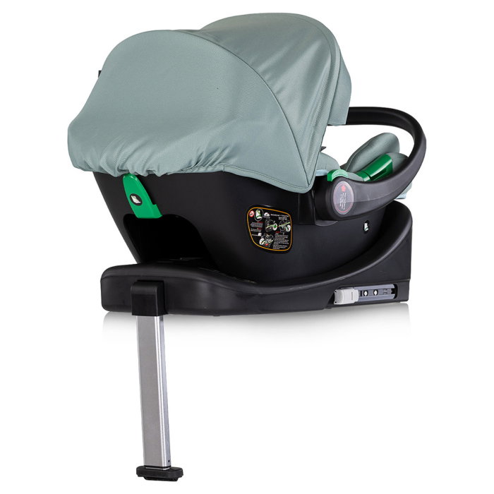 Carucior Chipolino Euphoria 3 in 1, de la nastere pana la 22 kg, include scoica auto i-size, cadru usor, pliere usoara, husa de picioare si geanta incluse, Matcha [20]