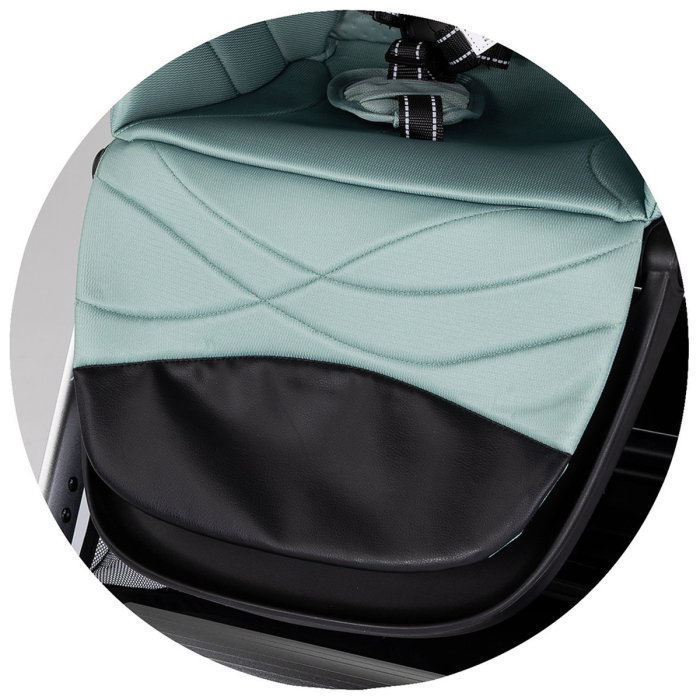 Carucior Chipolino Euphoria 3 in 1, de la nastere pana la 22 kg, include scoica auto i-size, cadru usor, pliere usoara, husa de picioare si geanta incluse, Matcha [25]