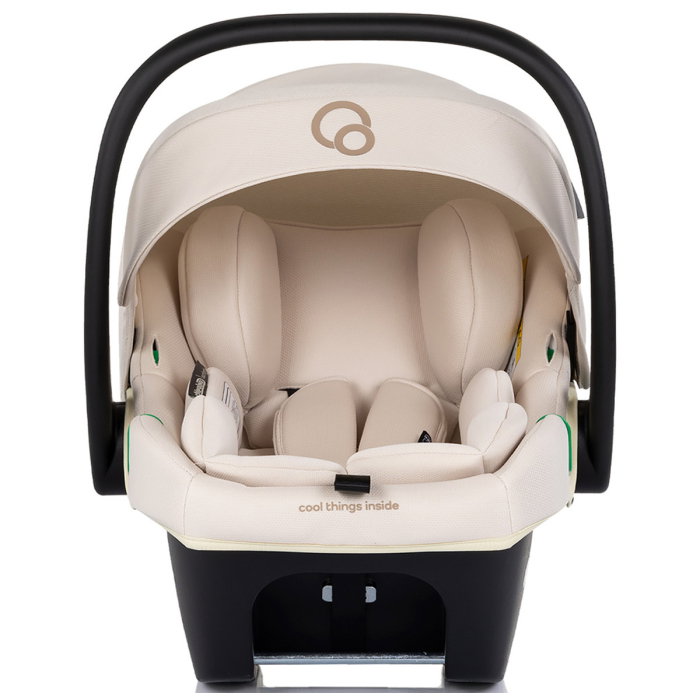 Carucior Chipolino Euphoria 3 in 1, de la nastere pana la 22 kg, include scoica auto i-size, cadru usor, pliere usoara, husa de picioare si geanta incluse, Cashmere [19]