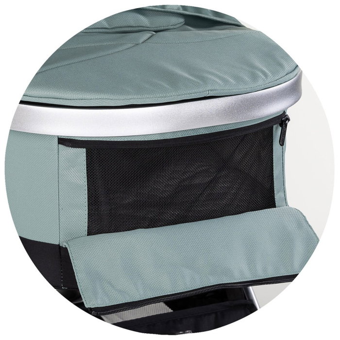 Carucior Chipolino Euphoria 3 in 1, de la nastere pana la 22 kg, include scoica auto i-size, cadru usor, pliere usoara, husa de picioare si geanta incluse, Matcha [31]