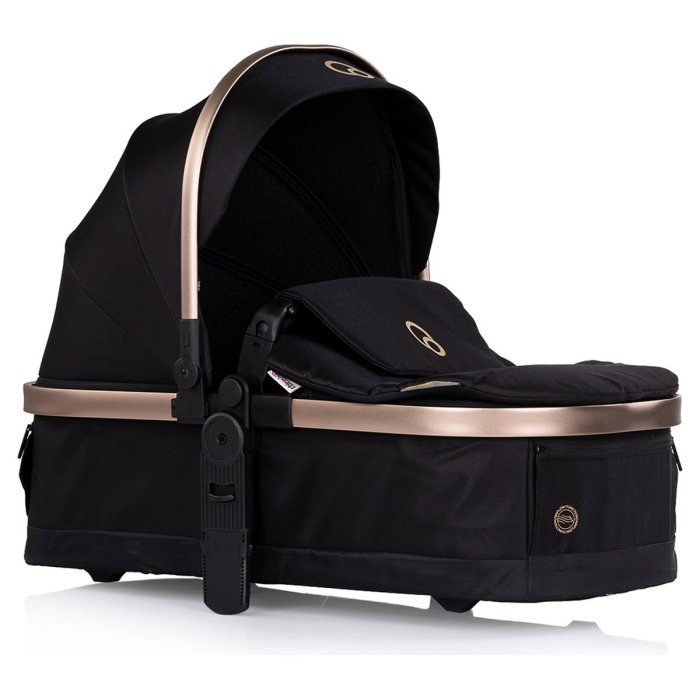 Carucior Chipolino Euphoria 3 in 1, de la nastere pana la 22 kg, include scoica auto i-size, cadru usor, pliere usoara, husa de picioare si geanta incluse, Noir [15]