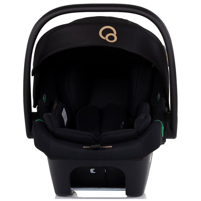 Carucior Chipolino Euphoria 3 in 1, de la nastere pana la 22 kg, include scoica auto i-size, cadru usor, pliere usoara, husa de picioare si geanta incluse, Noir [19]