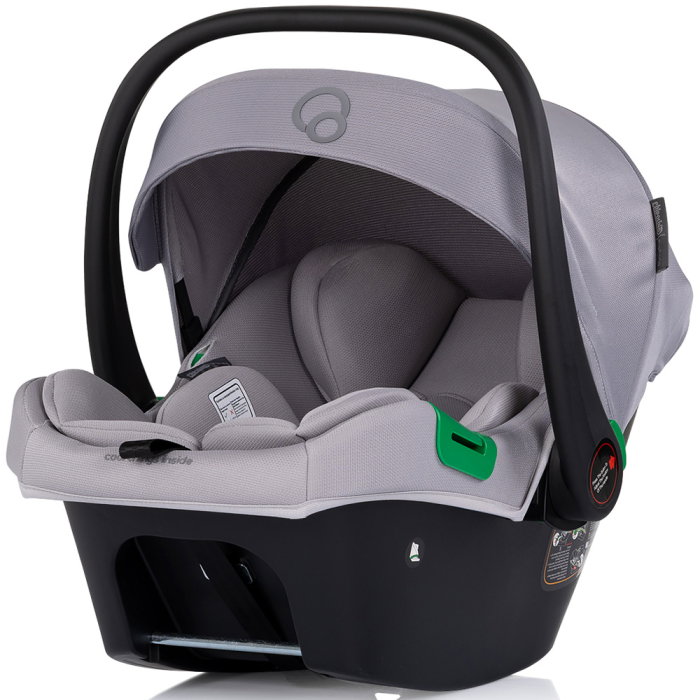Carucior Chipolino Euphoria 3 in 1, de la nastere pana la 22 kg, include scoica auto i-size, cadru usor, pliere usoara, husa de picioare si geanta incluse, Platinum [17]
