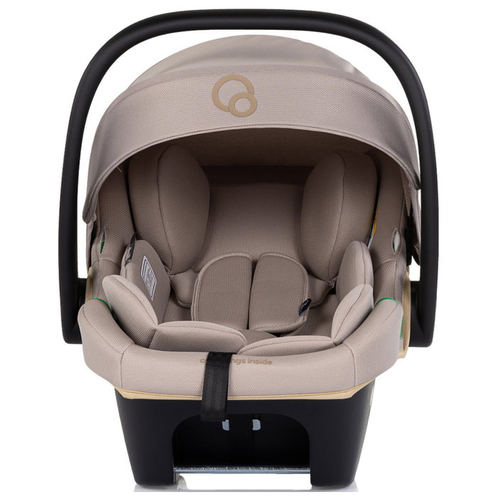 Carucior Chipolino Euphoria 3 in 1, de la nastere pana la 22 kg, include scoica auto i-size, cadru usor, pliere usoara, husa de picioare si geanta incluse, Latte [19]