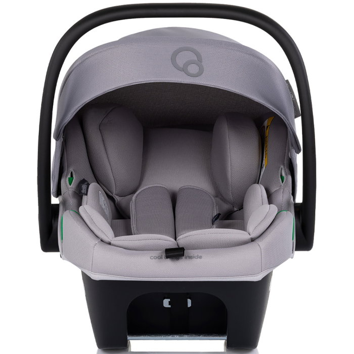 Carucior Chipolino Euphoria 3 in 1, de la nastere pana la 22 kg, include scoica auto i-size, cadru usor, pliere usoara, husa de picioare si geanta incluse, Platinum [19]