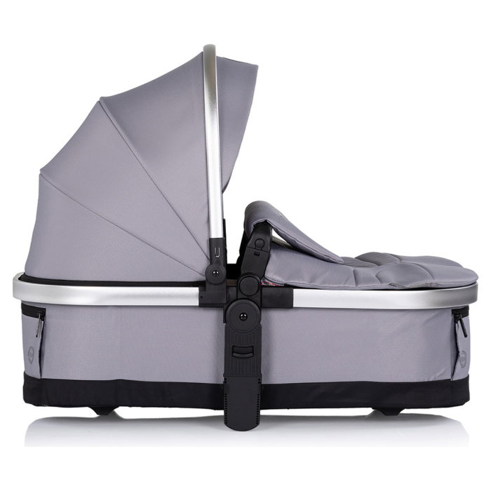 Carucior Chipolino Euphoria 3 in 1, de la nastere pana la 22 kg, include scoica auto i-size, cadru usor, pliere usoara, husa de picioare si geanta incluse, Platinum [16]