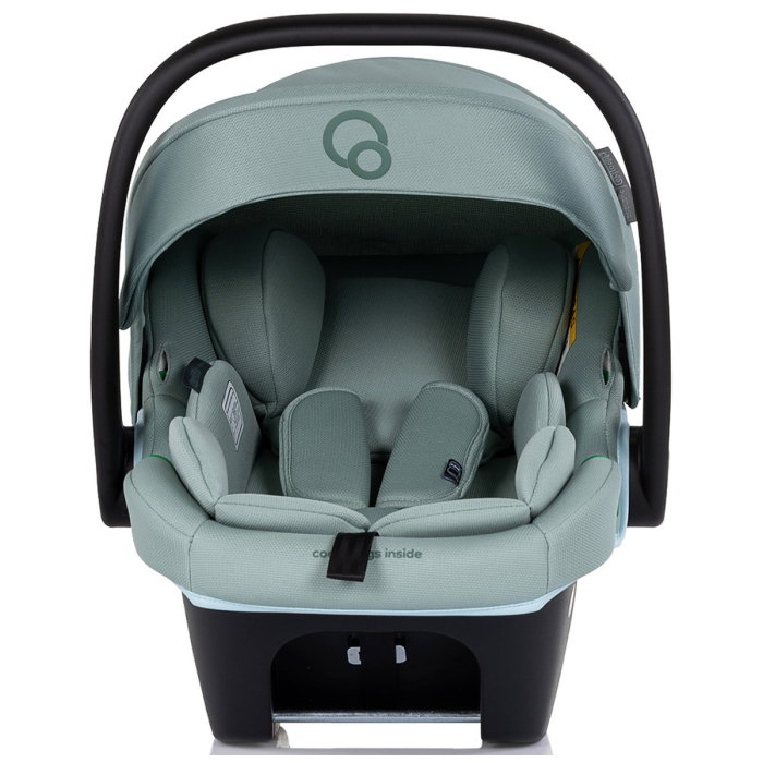 Carucior Chipolino Euphoria 3 in 1, de la nastere pana la 22 kg, include scoica auto i-size, cadru usor, pliere usoara, husa de picioare si geanta incluse, Matcha [19]