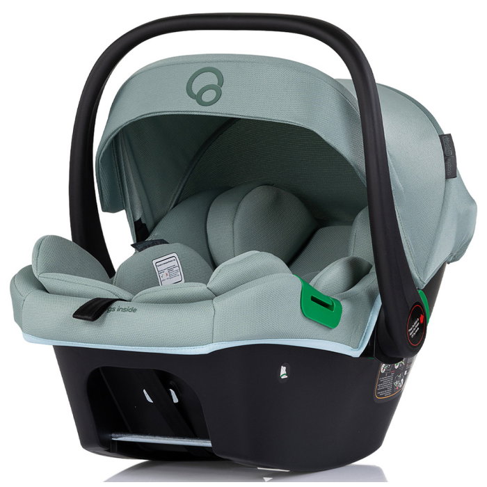Carucior Chipolino Euphoria 3 in 1, de la nastere pana la 22 kg, include scoica auto i-size, cadru usor, pliere usoara, husa de picioare si geanta incluse, Matcha [17]