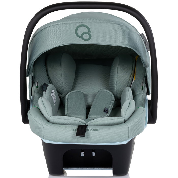 Carucior Chipolino Euphoria 3 in 1, de la nastere pana la 22 kg, include scoica auto i-size, cadru usor, pliere usoara, husa de picioare si geanta incluse, Matcha [19]