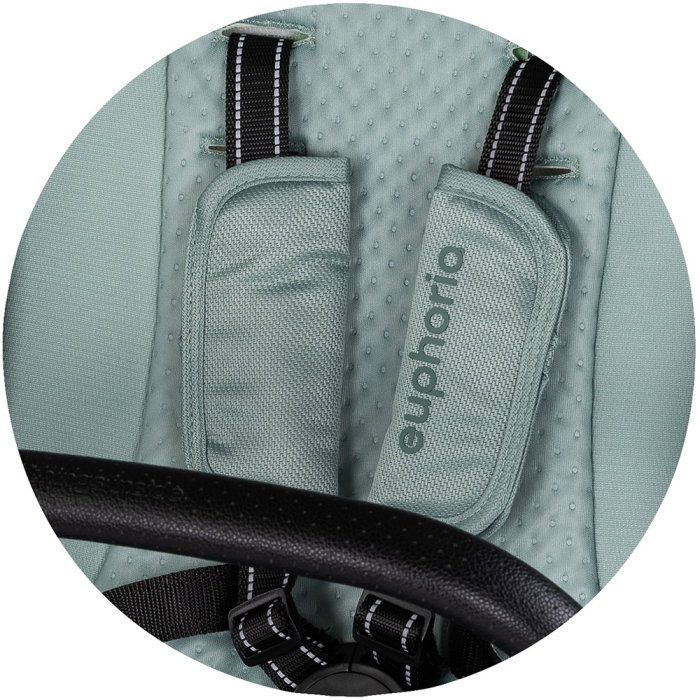 Carucior Chipolino Euphoria 3 in 1, de la nastere pana la 22 kg, include scoica auto i-size, cadru usor, pliere usoara, husa de picioare si geanta incluse, Matcha [26]