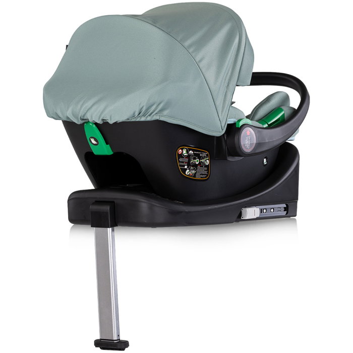 Carucior Chipolino Euphoria 3 in 1, de la nastere pana la 22 kg, include scoica auto i-size, cadru usor, pliere usoara, husa de picioare si geanta incluse, Matcha [20]
