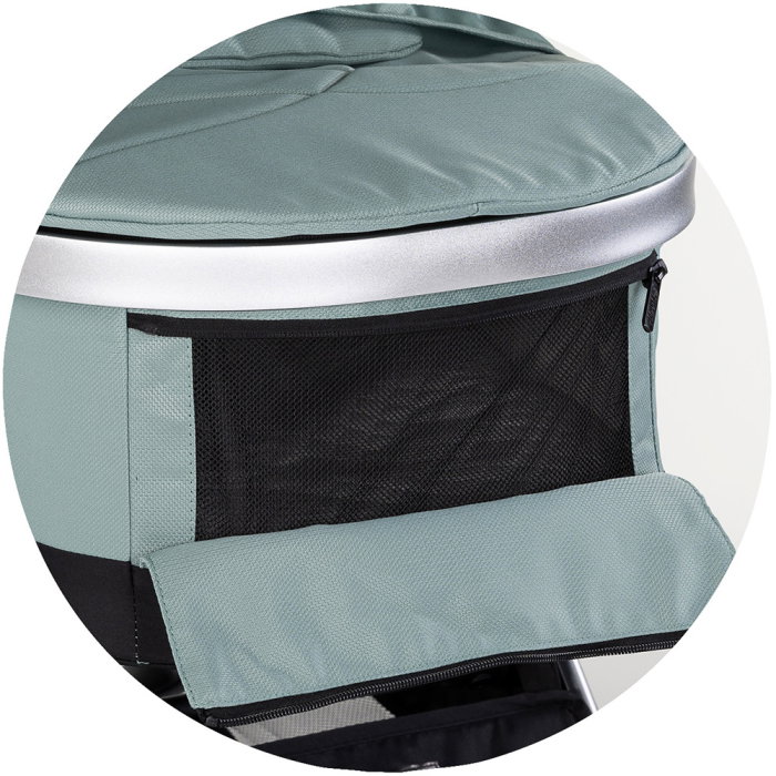 Carucior Chipolino Euphoria 3 in 1, de la nastere pana la 22 kg, include scoica auto i-size, cadru usor, pliere usoara, husa de picioare si geanta incluse, Matcha [31]