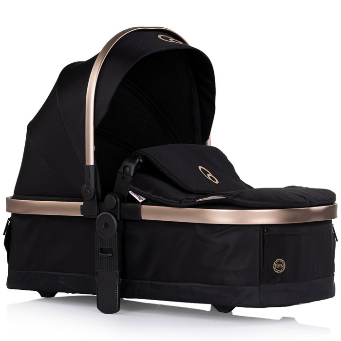 Carucior Chipolino Euphoria 3 in 1, de la nastere pana la 22 kg, include scoica auto i-size, cadru usor, pliere usoara, husa de picioare si geanta incluse, Noir [15]