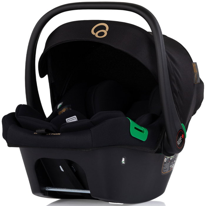 Carucior Chipolino Euphoria 3 in 1, de la nastere pana la 22 kg, include scoica auto i-size, cadru usor, pliere usoara, husa de picioare si geanta incluse, Noir [17]