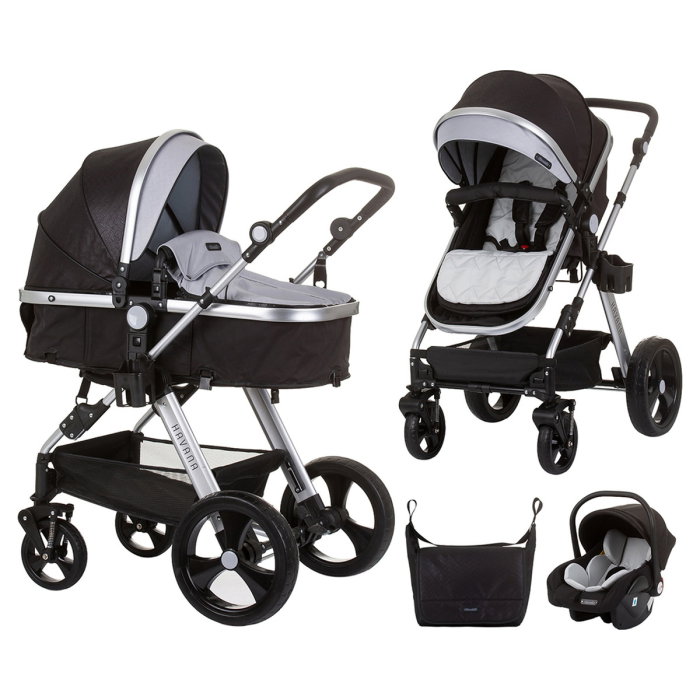 Carucior Chipolino Havana 3 in 1, Obsidian silver 0 luni [1]