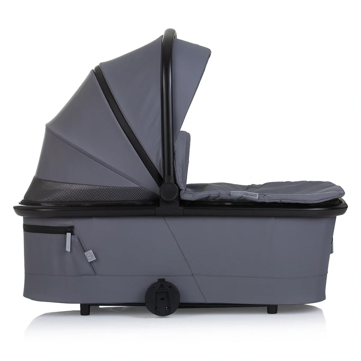 Carucior Bebe 3 in 1 Chipolino Magnum Anthracite, cu Landou, Scaun Auto i-Size, Rucsac si Husa Picioare 0 luni [15]