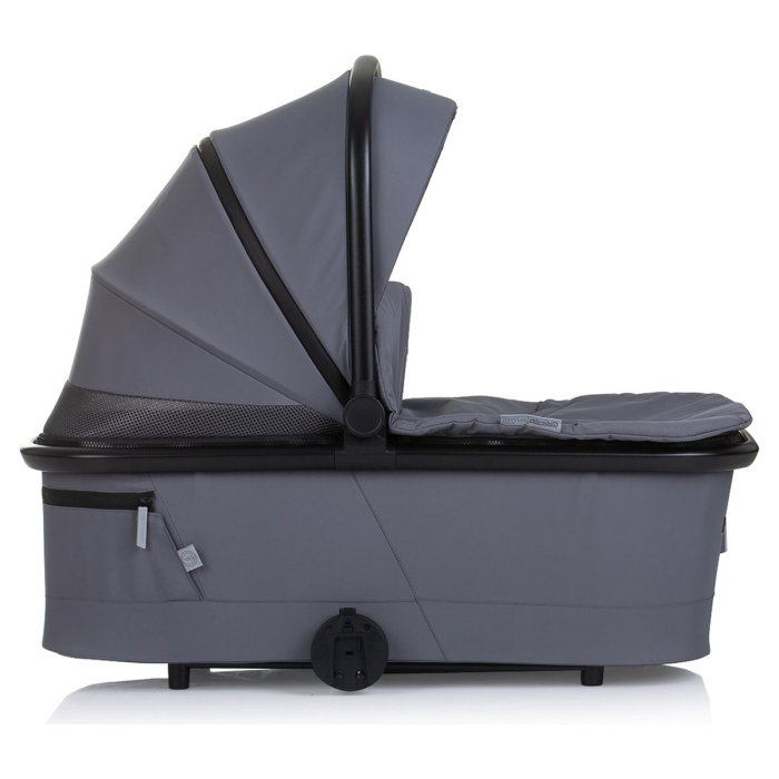 Carucior Bebe 3 in 1 Chipolino Magnum Anthracite, cu Landou, Scaun Auto i-Size, Rucsac si Husa Picioare 0 luni [15]