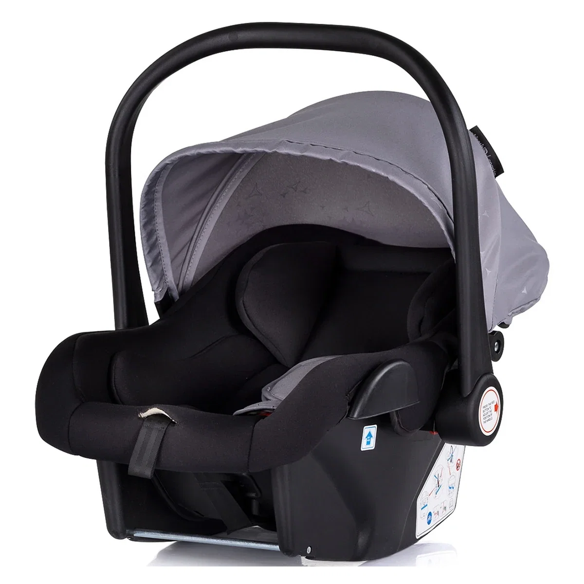 Carucior Bebe 3 in 1 Chipolino Marbella Cloud Grey, cu Landou, Scaun Auto i-Size si Geanta 0 luni [16]