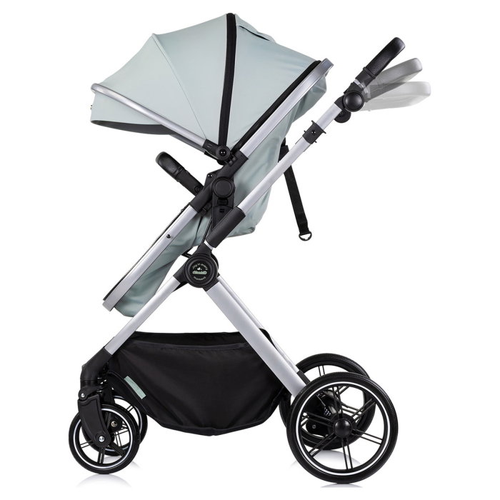 Carucior Chipolino Pearl 2 in 1, Sezut reversibil, Husa de picioare, Gentuta parinti, Pana la 22 kg, Matcha [5]