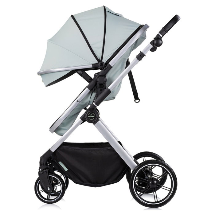 Carucior Chipolino Pearl 2 in 1, Sezut reversibil, Husa de picioare, Gentuta parinti, Pana la 22 kg, Matcha [6]