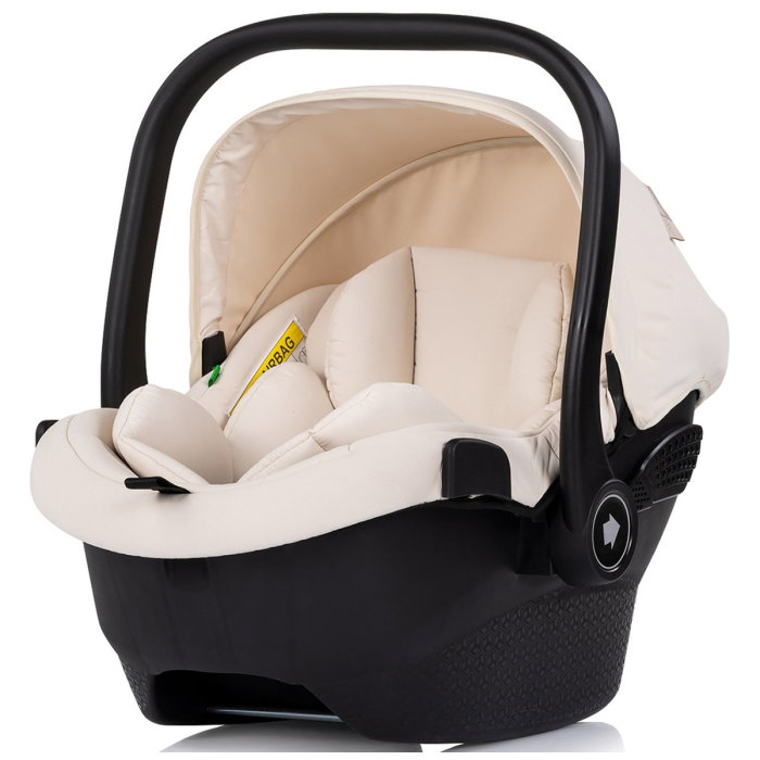 Carucior Chipolino Pearl 3 in 1, Cu scoica auto, Sezut reversibil, Husa de picioare, Gentuta parinti, Pana la 22 kg, Cashmere [14]