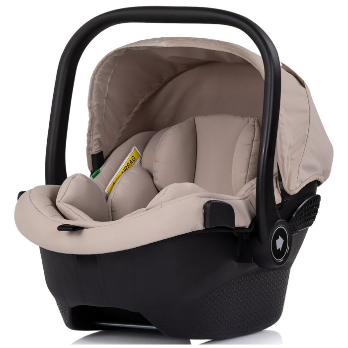 Carucior Chipolino Pearl 3 in 1, Cu scoica auto, Sezut reversibil, Husa de picioare, Gentuta parinti, Pana la 22 kg, Latte [14]