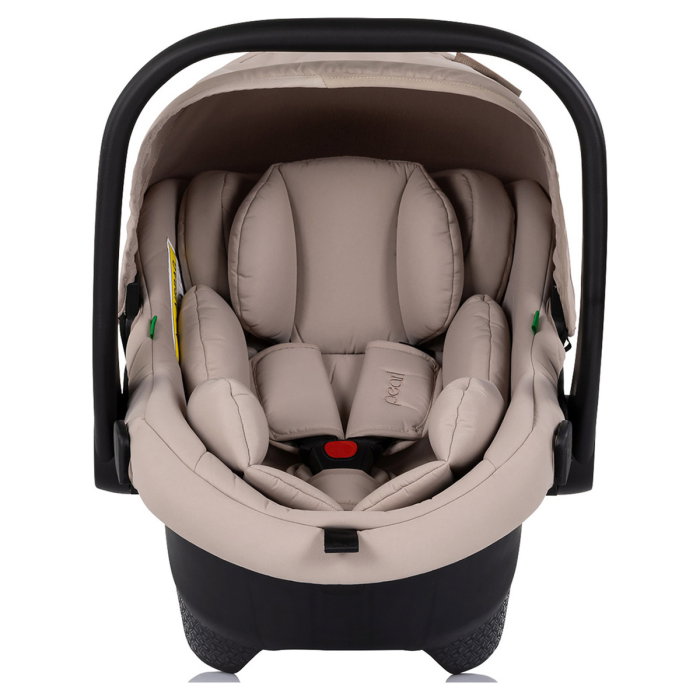 Carucior Chipolino Pearl 3 in 1, Cu scoica auto, Sezut reversibil, Husa de picioare, Gentuta parinti, Pana la 22 kg, Latte [16]
