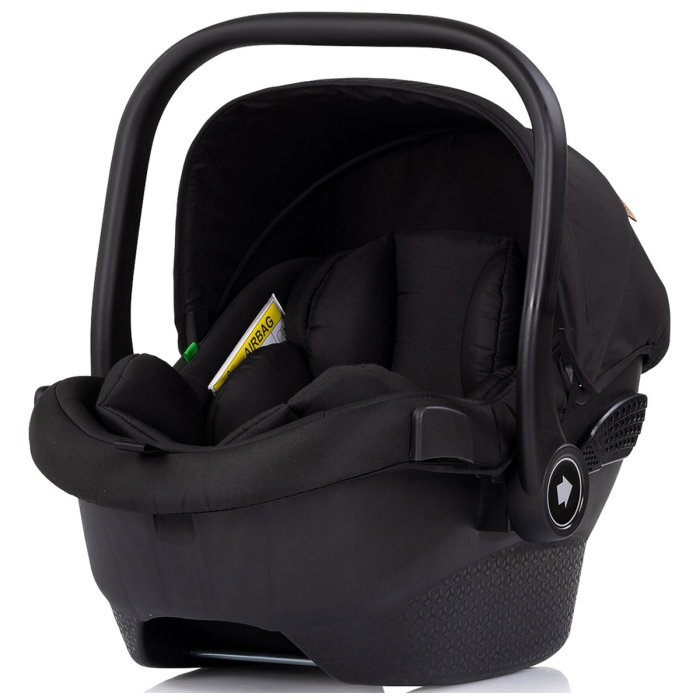 Carucior Chipolino Pearl 3 in 1, Cu scoica auto, Sezut reversibil, Husa de picioare, Gentuta parinti, Pana la 22 kg, Noir [14]