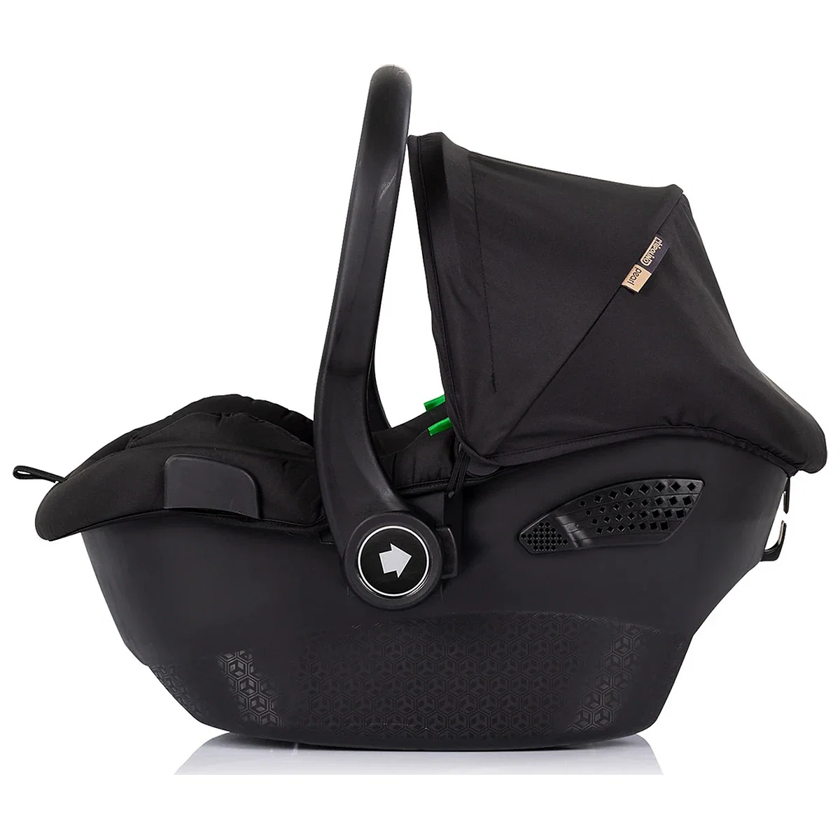 Carucior Chipolino Pearl 3 in 1, Cu scoica auto, Sezut reversibil, Husa de picioare, Gentuta parinti, Pana la 22 kg, Noir [15]
