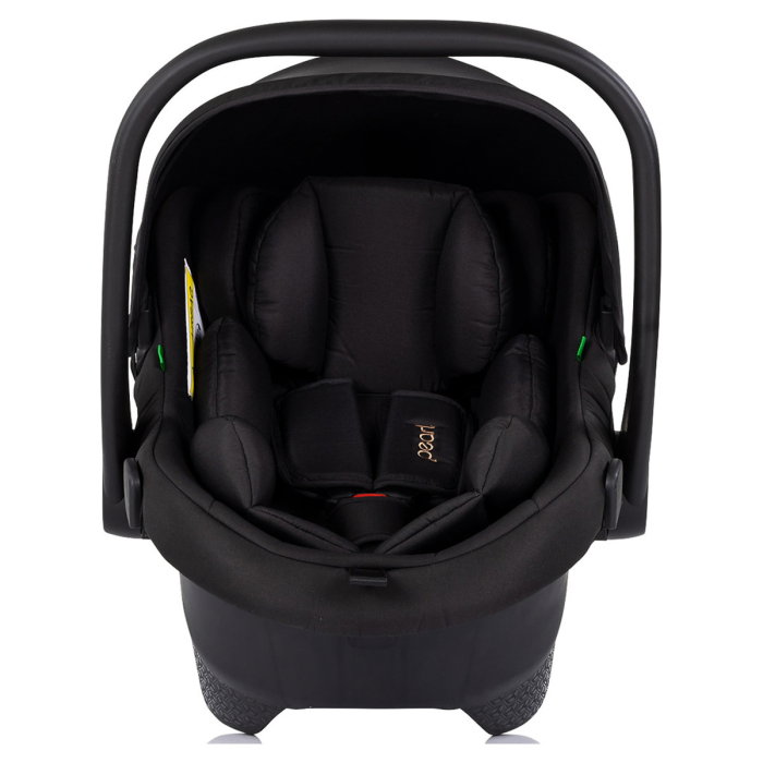 Carucior Chipolino Pearl 3 in 1, Cu scoica auto, Sezut reversibil, Husa de picioare, Gentuta parinti, Pana la 22 kg, Noir [16]