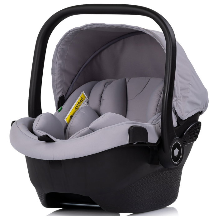Carucior Chipolino Pearl 3 in 1, Cu scoica auto, Sezut reversibil, Husa de picioare, Gentuta parinti, Pana la 22 kg, Platinum [18]