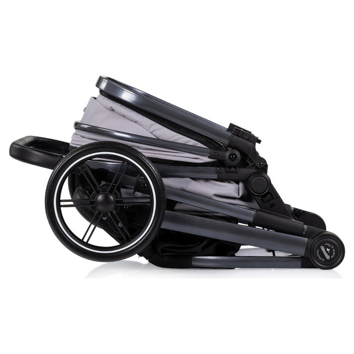 Carucior Chipolino Pearl 3 in 1, Cu scoica auto, Sezut reversibil, Husa de picioare, Gentuta parinti, Pana la 22 kg, Platinum [13]