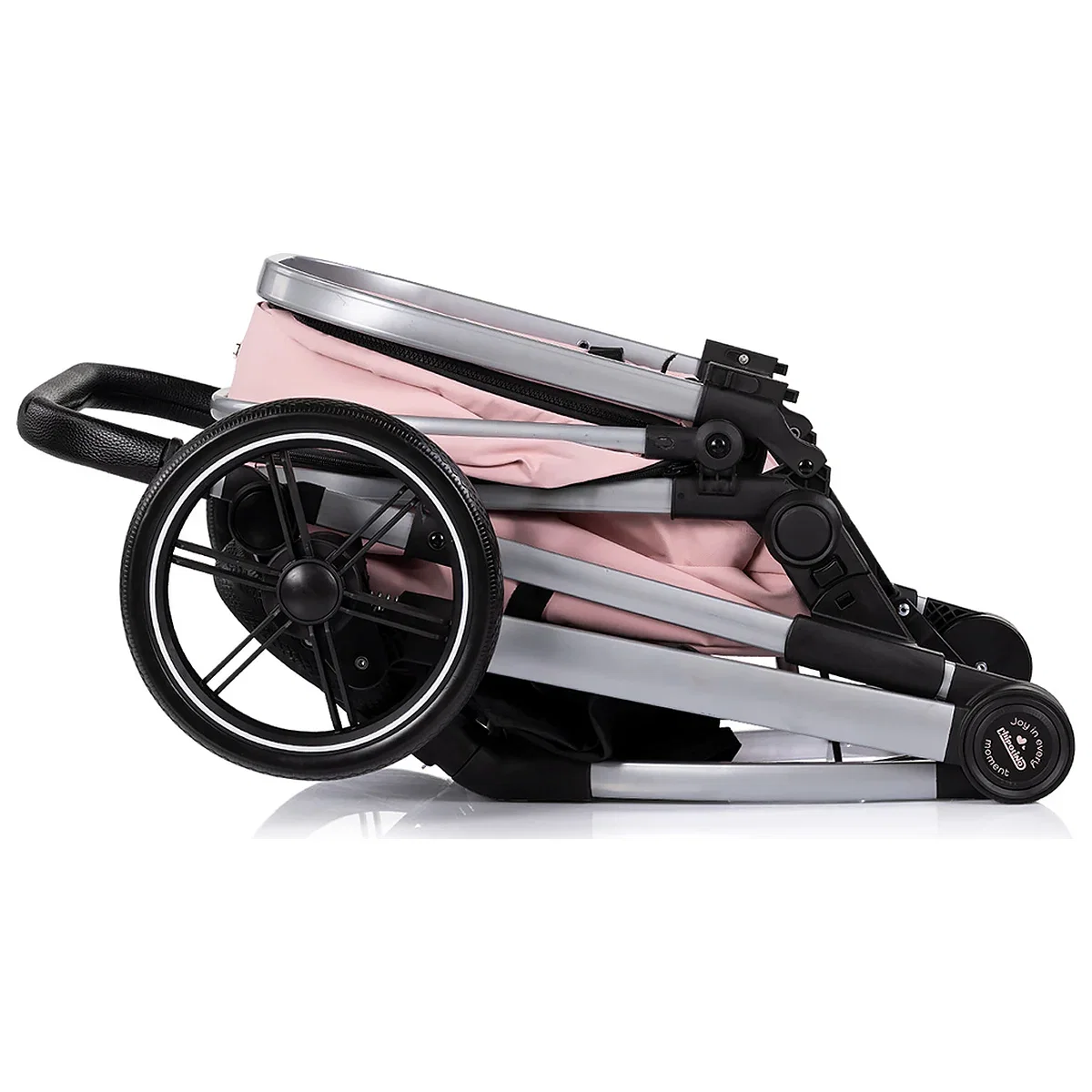 Carucior Chipolino Pearl 3 in 1, Cu scoica auto, Sezut reversibil, Husa de picioare, Gentuta parinti, Pana la 22 kg, Powder pink [13]
