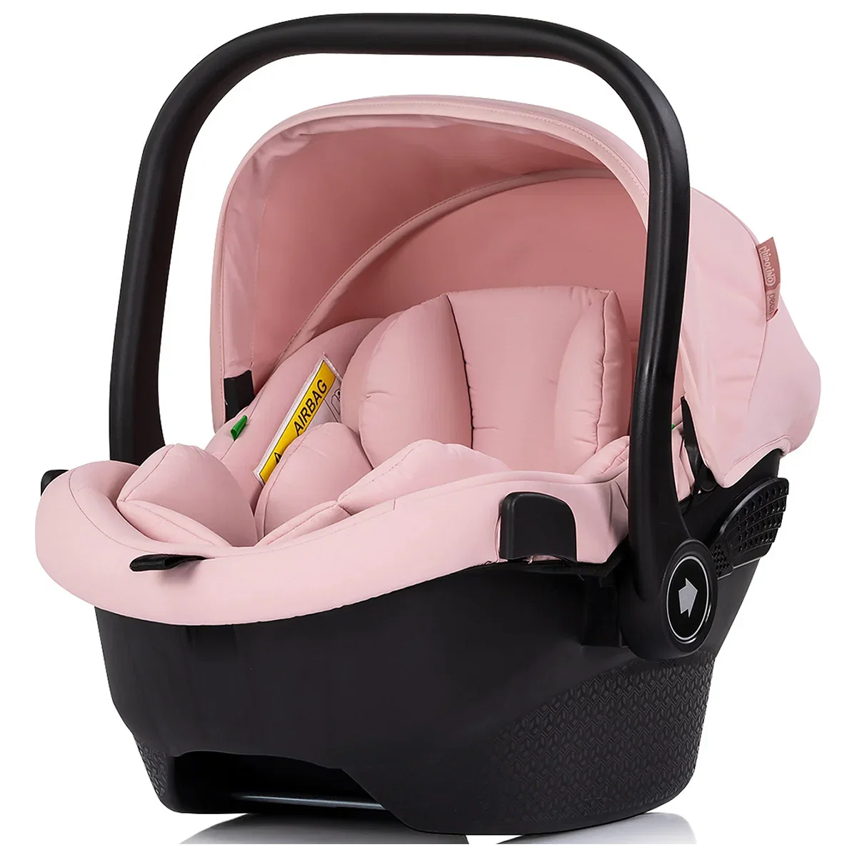 Carucior Chipolino Pearl 3 in 1, Cu scoica auto, Sezut reversibil, Husa de picioare, Gentuta parinti, Pana la 22 kg, Powder pink [14]
