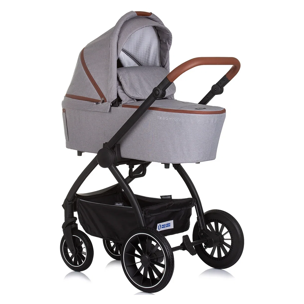 Carucior Chipolino Prestige 3 in 1 cloud grey 0 luni [2]