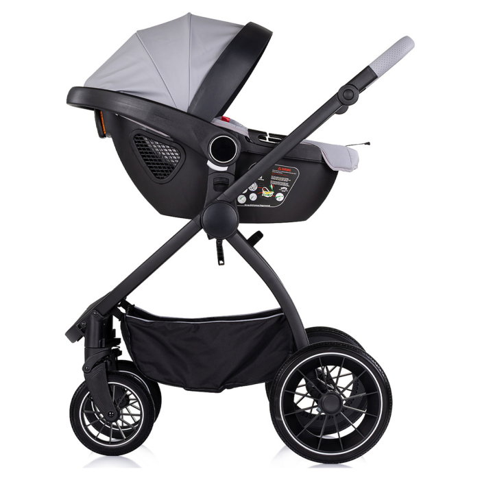 Carucior Chipolino Prestige 3 in 1, Platinum 0 luni [13]