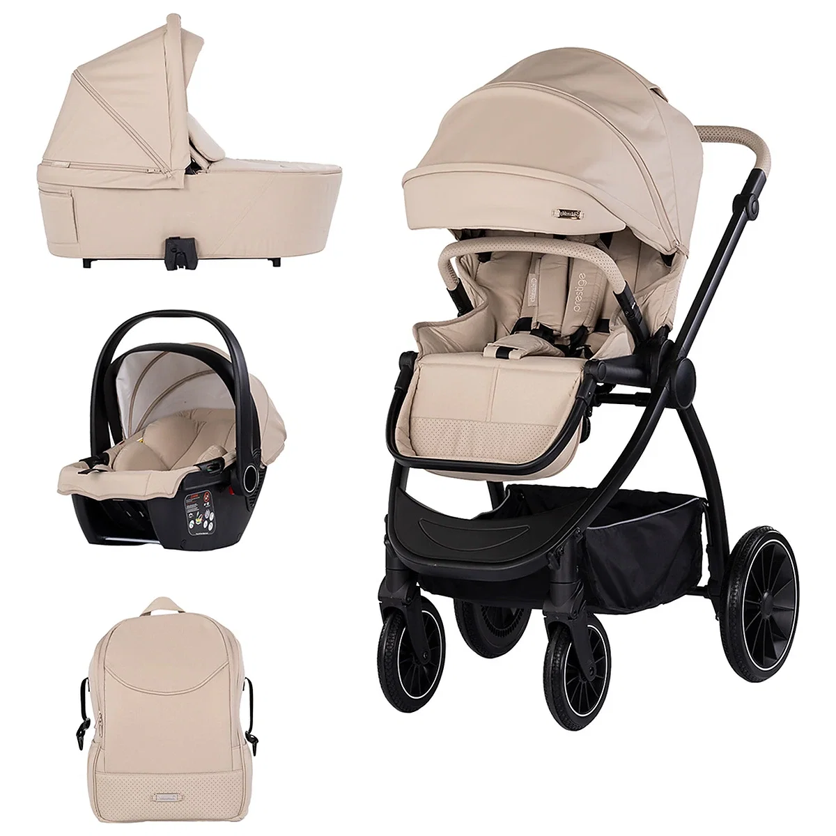 Carucior Chipolino Prestige 3 in 1, Latte 0 luni [1]