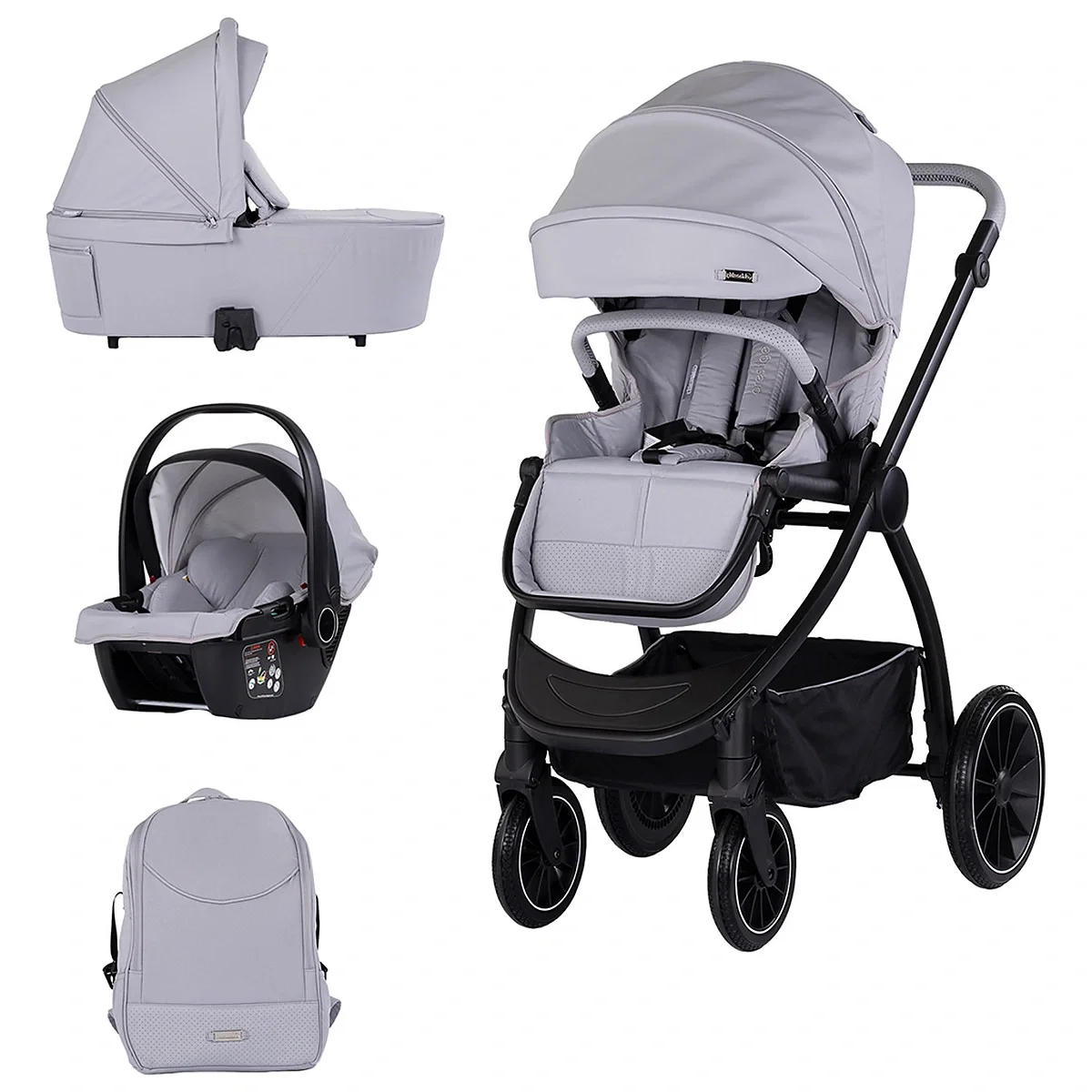 Carucior Chipolino Prestige 3 in 1, Platinum 0 luni [1]