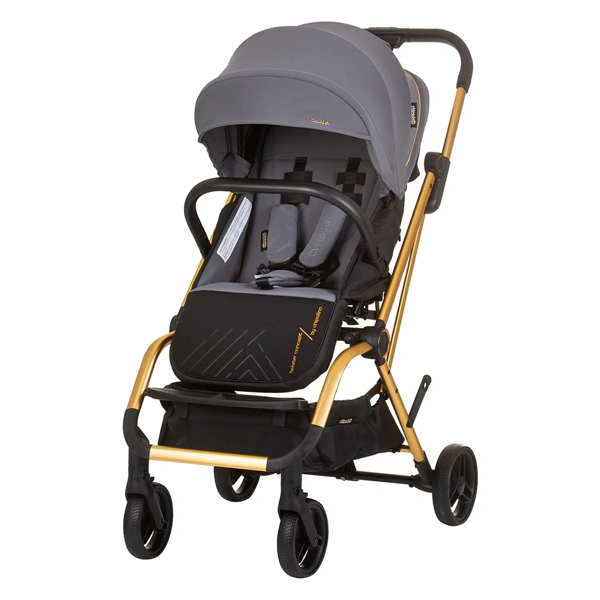 Carucior Chipolino Twister granite cu sezut rotativ 4 ani [1]