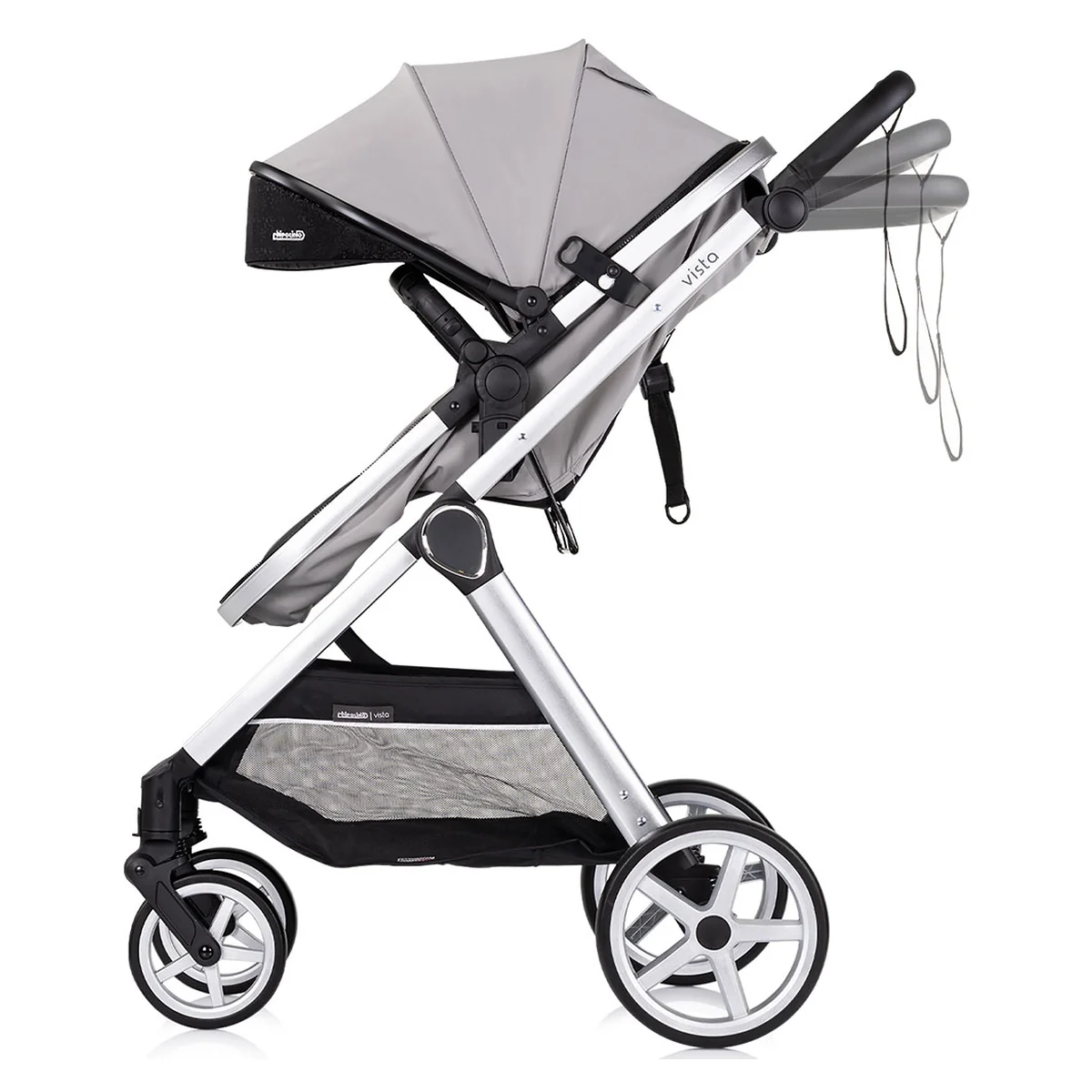 Carucior Chipolino Vista 2 in 1 cloud grey 0 luni [5]