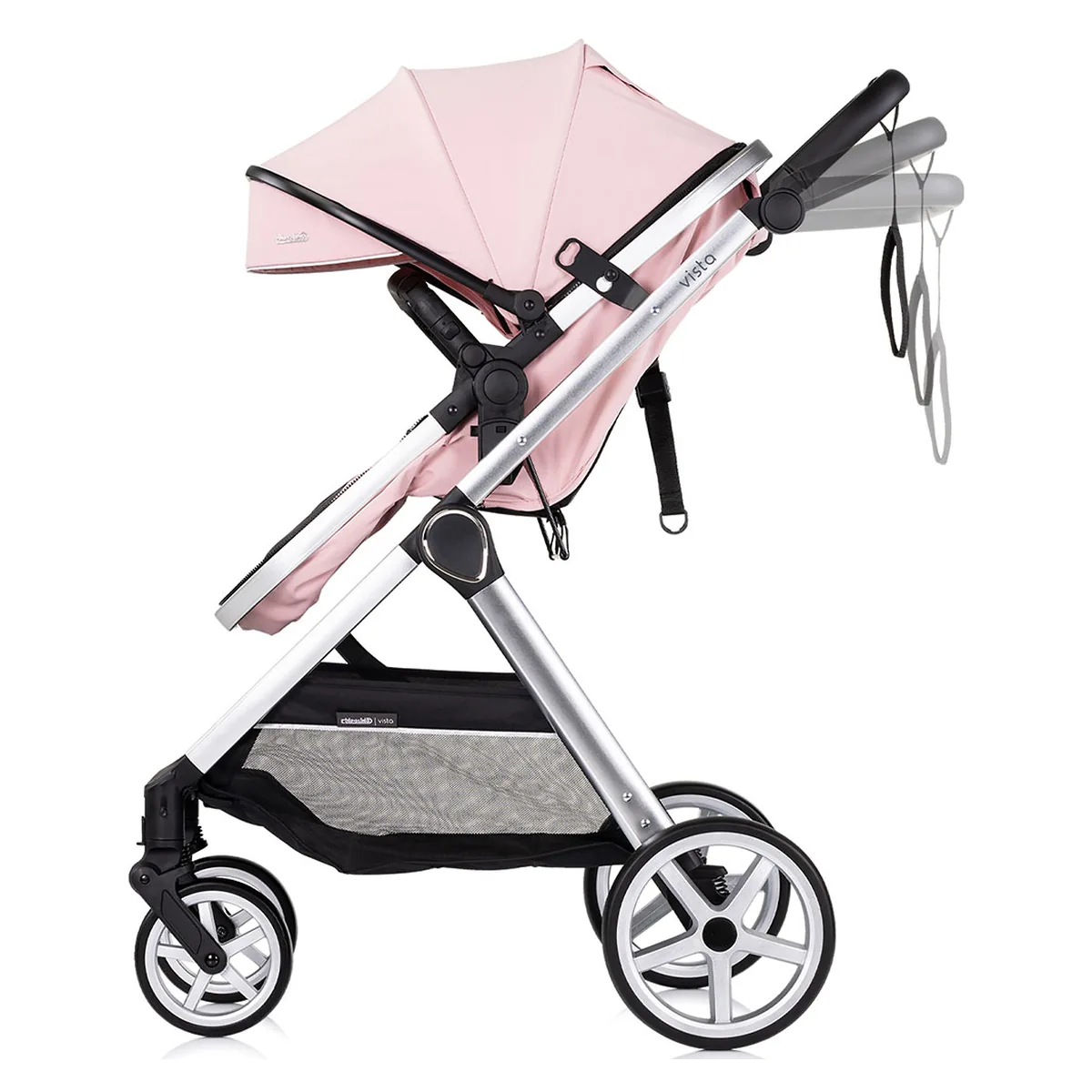 Carucior Chipolino Vista 2 in 1 pink marshmallow 0 luni [5]