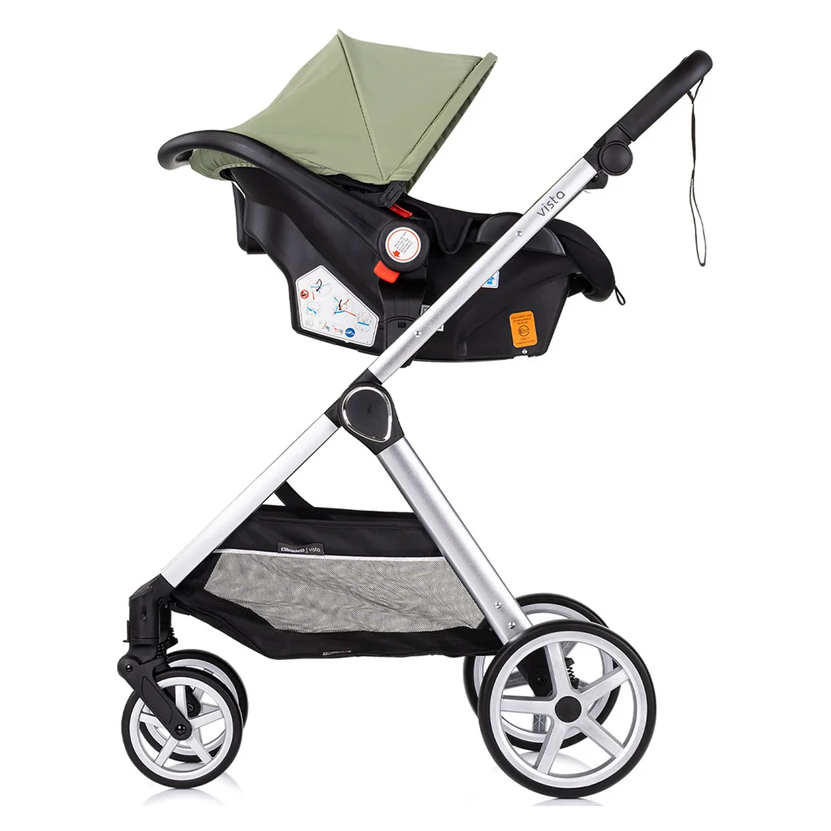 Carucior Chipolino Vista 3 in 1 basil 0 luni [9]