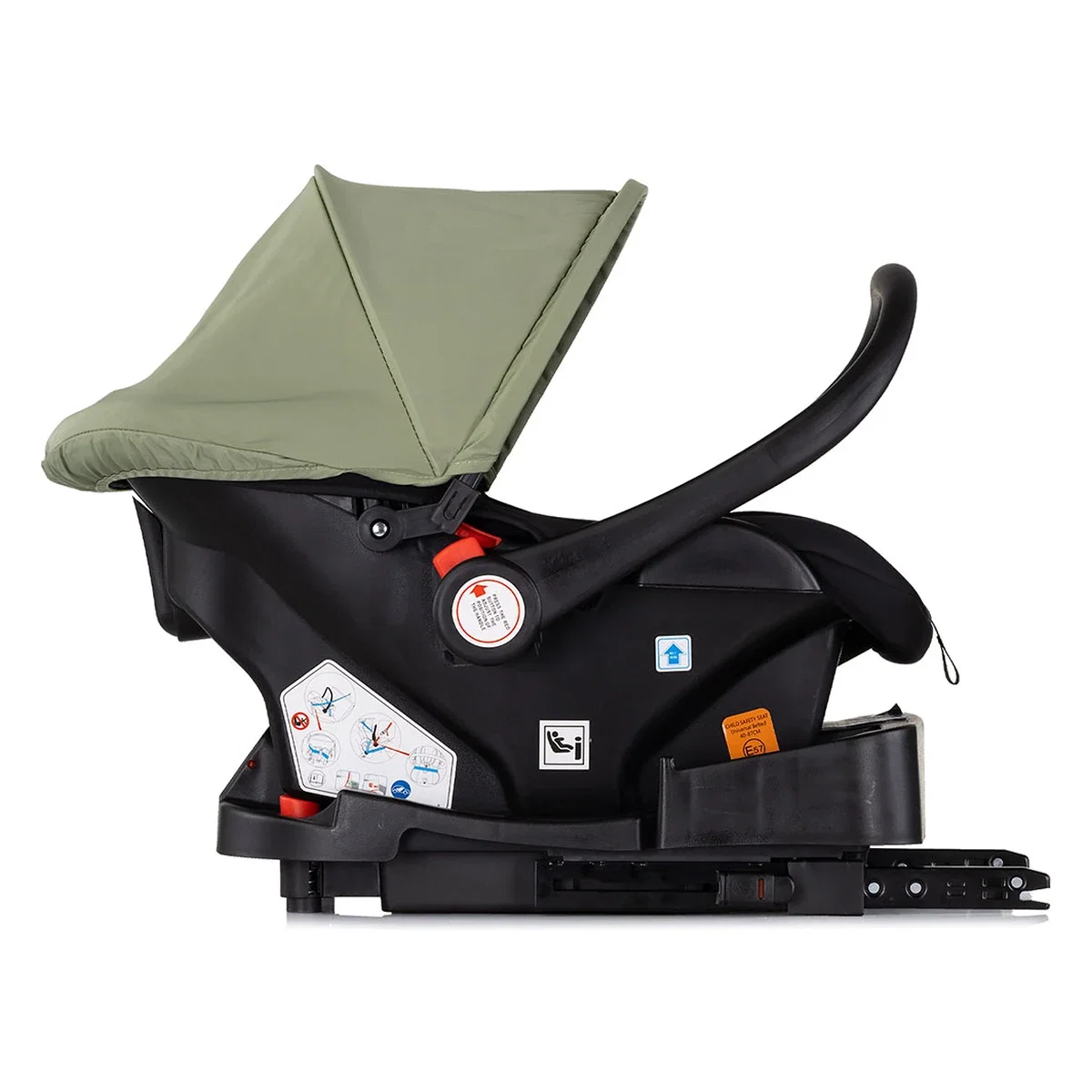 Carucior Chipolino Vista 3 in 1 basil 0 luni [21]