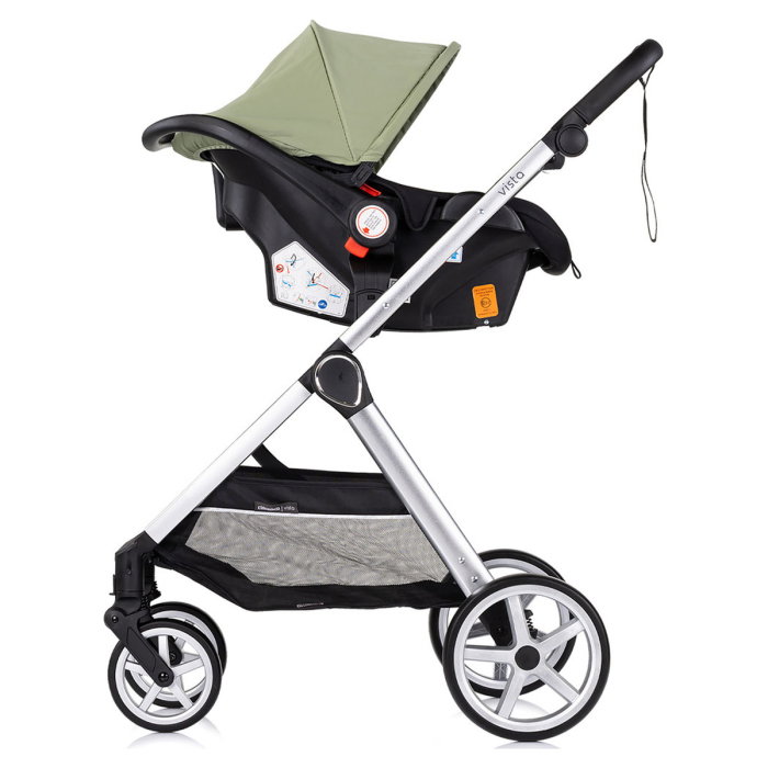 Carucior Chipolino Vista 3 in 1 basil 0 luni [9]