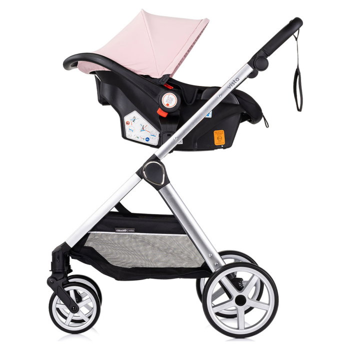 Carucior Chipolino Vista 3 in 1 pink marshmallow 0 luni [9]